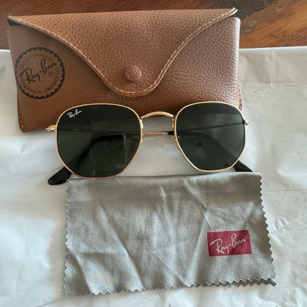 Lightly Used Ray-Ban Rb3548n Hexagonal - image 1